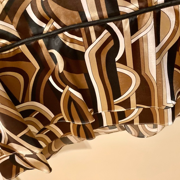 Elementz Brown Ruffle Top - Picture 6 of 9